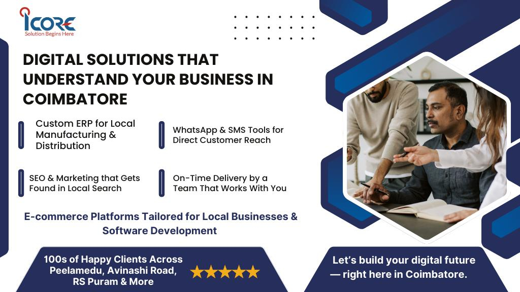 Cover photo of ICore Software Technologies - App Development Company - Coimbatore